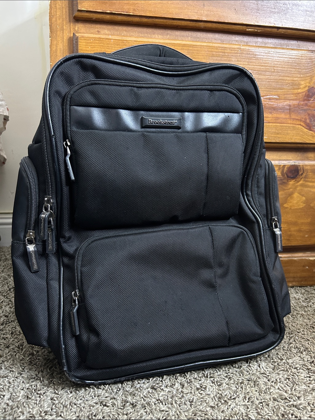 Brookstone Black Men's Commute Backpack